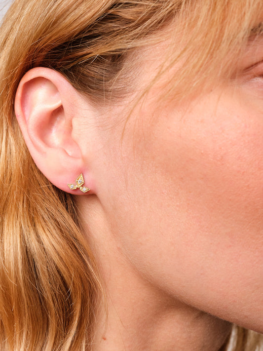 3 Point Earrings