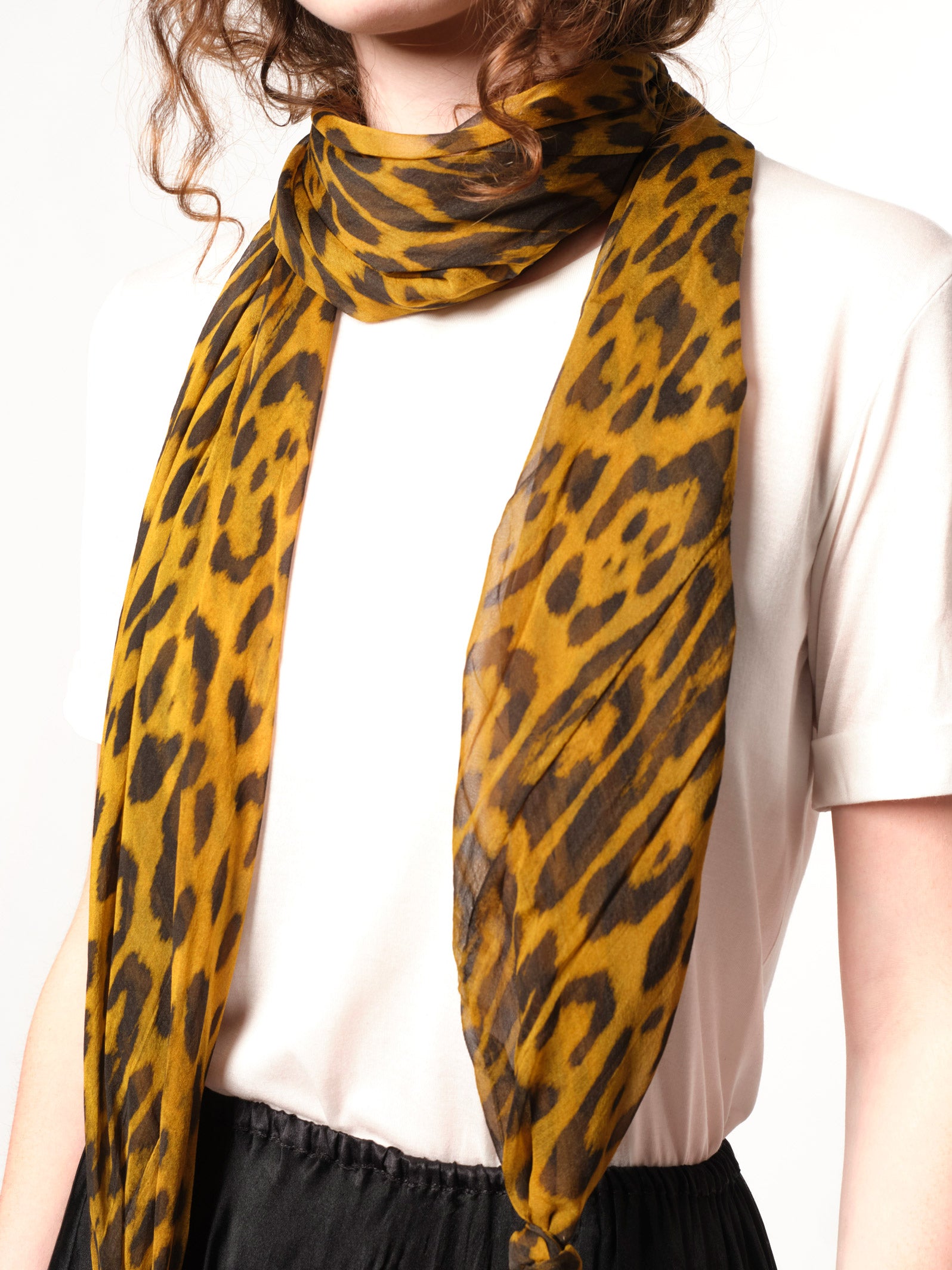 Leopard K Scarf